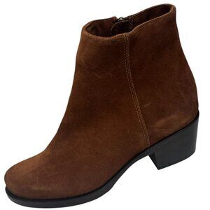 La Canadienne Waterproof Brown Suede ankle boots Size 6.5 Women NEW $550